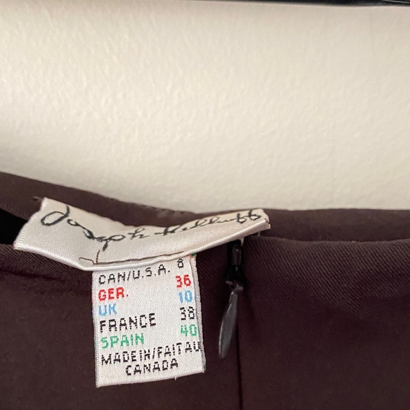 Joseph Ribkoff Classic Brown Dress Pants - Picture 2 of 5